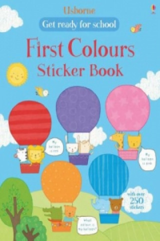 Kniha First Colours Sticker Book Hannah Wood