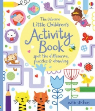 Książka Little Children's Activity Book spot-the-difference, puzzles and drawing Lucy Bowman