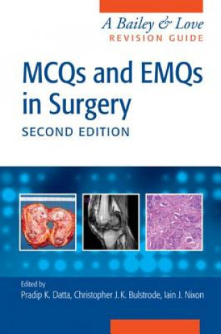 Książka MCQs and EMQs in Surgery Pradip Datta & Christopher Bulstrode