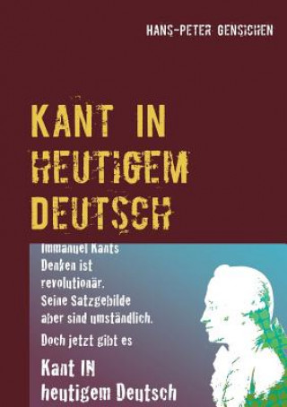 Book Kant in heutigem Deutsch Hans-Peter Gensichen