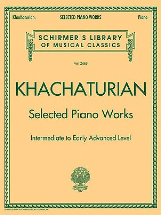 Książka Selected Piano Works Aram Ilich Khachatureiian