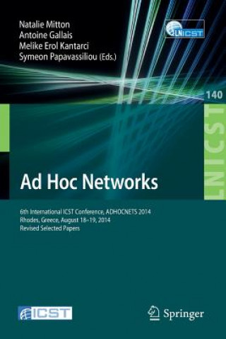 Kniha Ad Hoc Networks Natalie Mitton