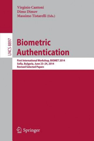 Kniha Biometric Authentication Virginio Cantoni
