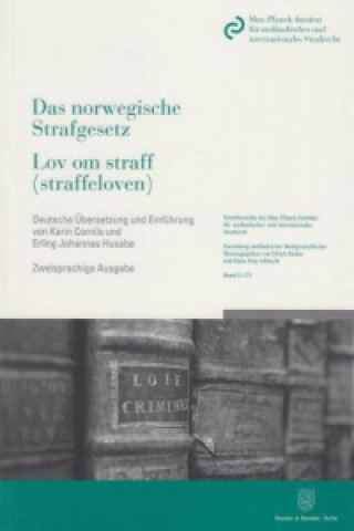 Könyv Das norwegische Strafgesetz - Lov om straff (straffeloven) Karin Cornils