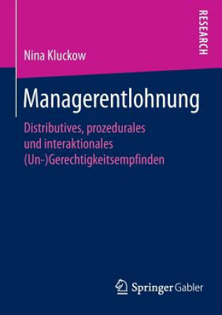 Knjiga Managerentlohnung Nina Kluckow