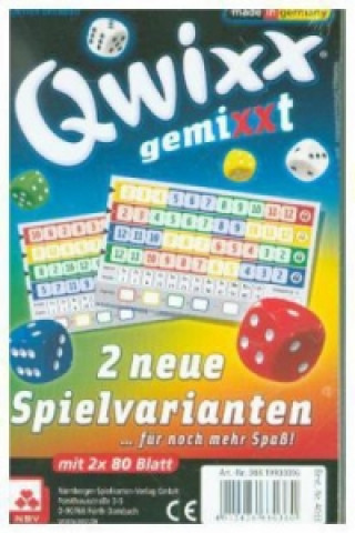 Joc / Jucărie Qwixx - Gemixxt - Zusatzblöcke (2er) Steffen Benndorf