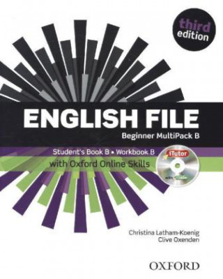 Carte English File: Beginner: MultiPACK B with Oxford Online Skills Clive Oxenden