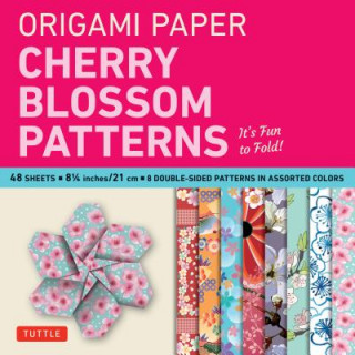 Календар/тефтер Origami Paper- Cherry Blossom Patterns Large 8 1/4" 48 sh Tuttle Publishing