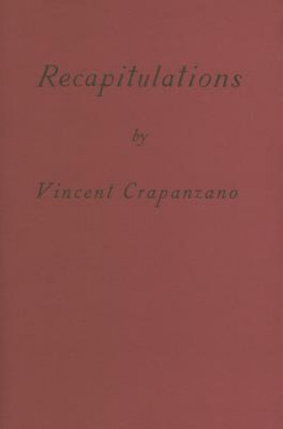 Buch Recapitulations Vincent Crapanzano