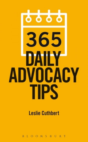 Kniha 365 Daily Advocacy Tips Leslie Cuthbert