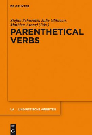 Kniha Parenthetical Verbs Stefan Schneider