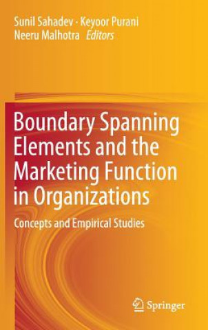 Kniha Boundary Spanning Elements and the Marketing Function in Organizations Sunil Sahadev