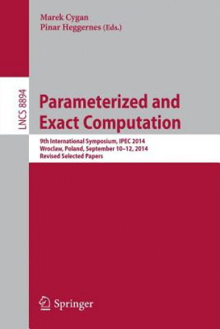 Buch Parameterized and Exact Computation Marek Cygan