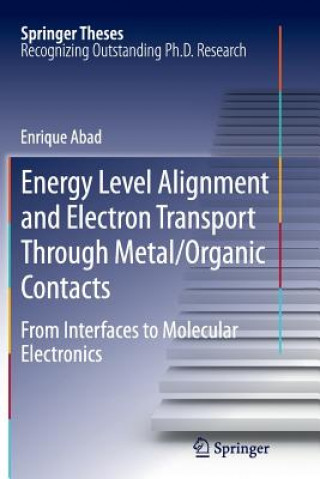 Libro Energy Level Alignment and Electron Transport Through Metal/Organic Contacts Enrique Abad