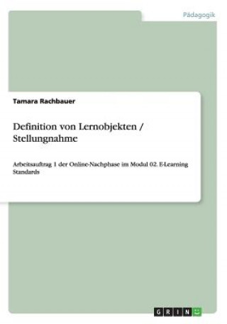 Libro Definition Von Lernobjekten / Stellungnahme Tamara Rachbauer