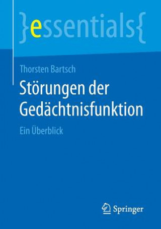 Kniha Stoerungen der Gedachtnisfunktion Thorsten Bartsch