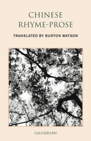 Kniha Chinese Rhyme-Prose Burton Watson