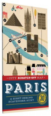 Tiskanica City Scratch-off Map: Paris Christina Henry De Tessan