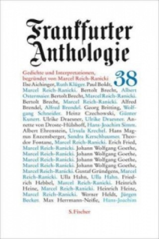 Kniha Frankfurter Anthologie. Bd.38 Marcel Reich-Ranicki