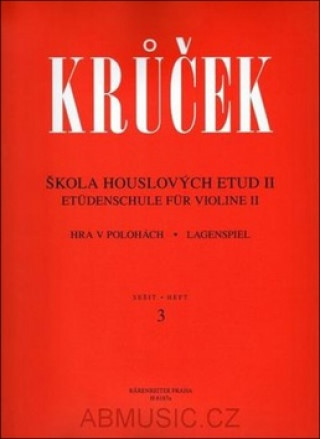 Könyv Škola houslových etud II Sešit 3, 4 Václav Krůček
