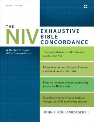 Книга NIV Exhaustive Bible Concordance, Third Edition John R. Kohlenberger