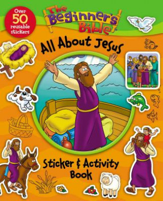 Книга Beginner's Bible All About Jesus Sticker and Activity Book Kelly Pulley