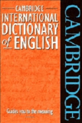 Kniha Cambridge International Dictionary of English 