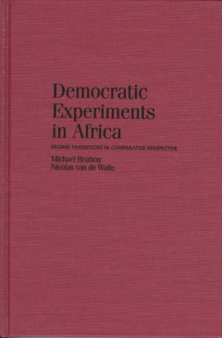 Kniha Democratic Experiments in Africa Nicholas van de Walle