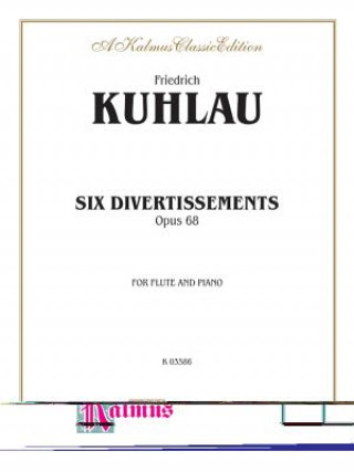 Libro KUHLAU 6 DIVERTFLPAOP 68 F Daniel Friedrich Kuhlau