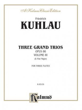 Carte KUHLAU GRAND TRIO OP863 3FL Daniel Friedrich Kuhlau