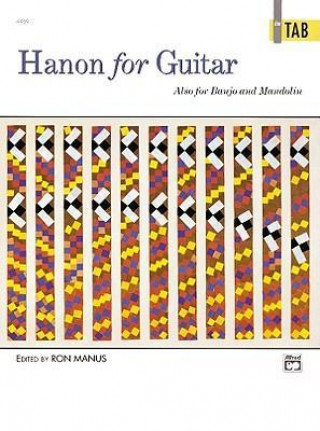 Kniha HANON FOR GUITAR IN TAB RON
