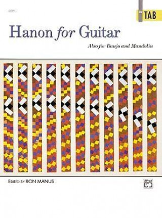 Livre HANON FOR GUITAR IN TAB RON