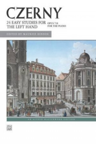 Könyv 24 STUDIES FOR THE LEFT HAND OP 718 CARL CZERNY