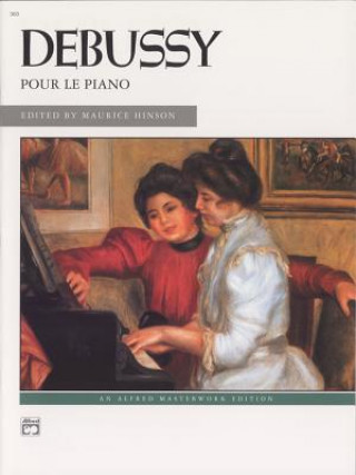 Carte POUR LE PIANO CLAUDE DEBUSSY