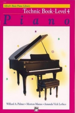 Book ALFREDS BASIC PIANO TECHNIC BOOK LVL 4 MANUS & LETH PALMER