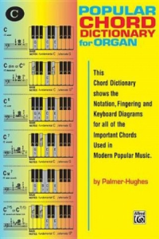 Kniha POPULAR ORGAN CHORD DICTIONARY BILL & HUGHE PALMER