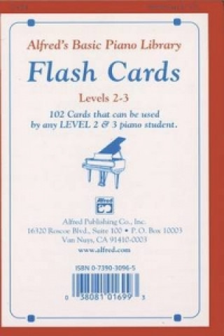 Książka ALFREDS BASIC PIANO FLASH CARDS LVL 23 