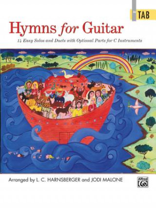 Kniha HYMNS FOR GUITAR TAB HARNSBERGER & MALONE