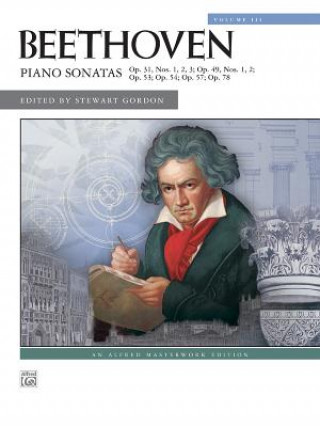 Könyv PIANO SONATAS VOL 3 NOS 1624 BEETHOVEN ED GORDON