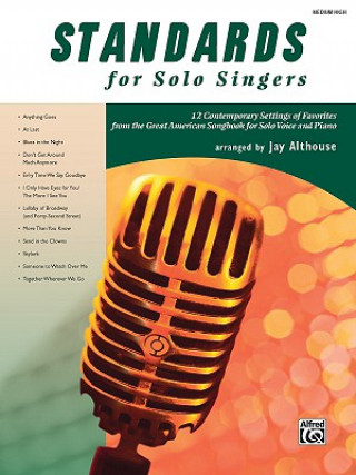 Kniha STANDARDS FOR SOLO SINGERS MH BK ONLY J  ARRANGER ALTHOUSE