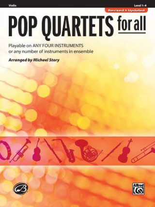 Książka POP QUARTETS FOR ALL VIOLIN REV M STORY