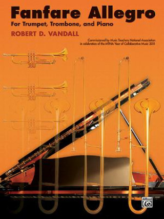 Book FANFARE ALLEGRO TPT TBN PNO ROBERT D VANDALL