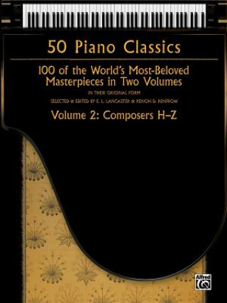 Carte 50 PIANO CLASSICS 2 E. L. & R LANCASTER