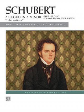 Knjiga ALLEGRO A MINOR SCHUBERT ED HINSON &