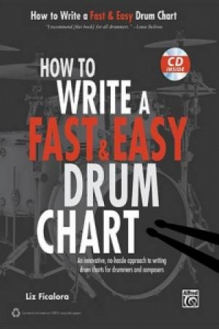 Livre HOW TO WRITE A FAST & EASY DRUM CHART LIZ FICALORA