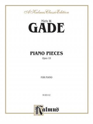 Książka GADE PIANO PIECES OP 19 Niels Gade