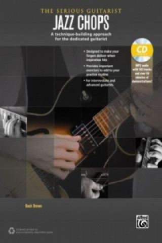 Carte The Serious Guitarist: Jazz Chops, m. 1 Audio-CD BUCK BROWN