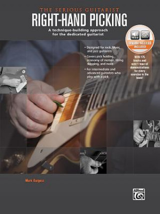 Book The Serious Guitarist: Right-Hand Picking, m. 1 Audio-CD MARK BURGESS