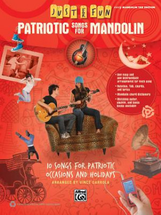 Kniha JFF PATRIOTIC SONGS FOR MANDOLIN Alfred Music