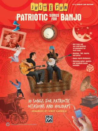 Buch JFF PATRIOTIC SONGS FOR BANJO Alfred Music